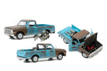 Greenlight 1/18 -1971 CHEVROLET C10 & ALIEN FIGURE "INDEPENDENCE DAY" MOVIE