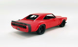 1/18 SCALE GT-SPIRIT USA- 1968 DODGE SUPER CHARGER CONCEPT  RED WITH BLACK TAIL