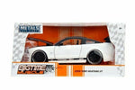 Jada 1/24 scale diecast model of a 2006 Ford Mustang GT White and Black "Bigtime Muscle"